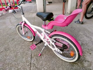 Bicicleta infantil rosa 6-7 años