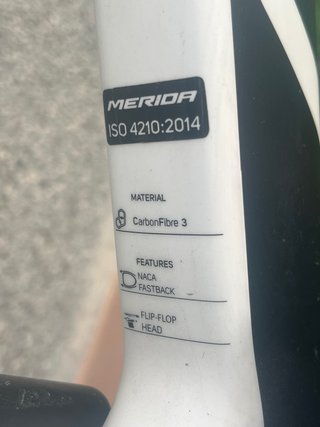 Bicicleta Merida Reacto 4000 L carbono aero