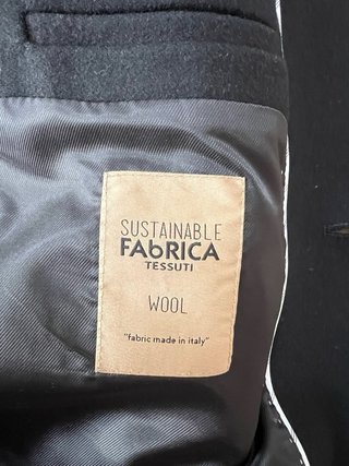 Abrigo ZARA negro elegante talla L