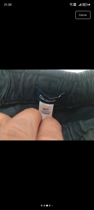Pantalón corto niño básico