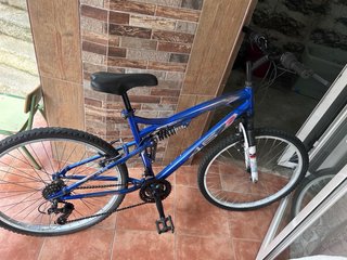 Bicicleta de Montaña Doble Suspensión Azul