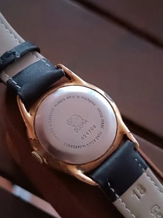 Reloj Dogma Prima Vintage - Dorado Años 50
