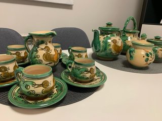 Juego de café Talavera de la Reina