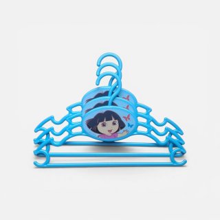 Lote 9 Perchas infantiles Spiderman + Dora