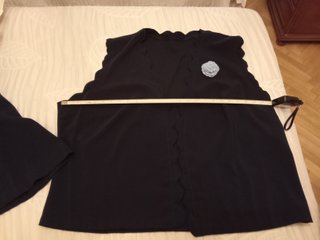 Blusa azul talla XXXL modista