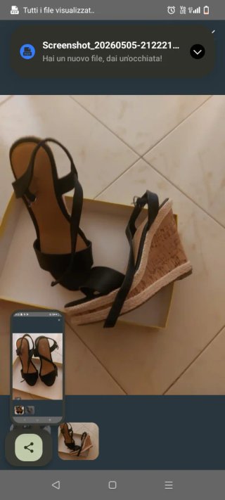 Coppia sandali neri e marroni