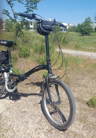 Bicicleta Monty F18 plegable