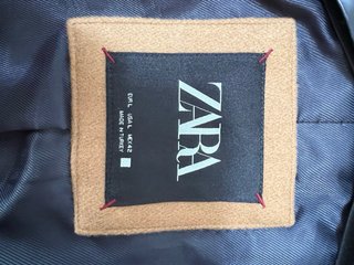 Abrigo Zara Marrón Talla L