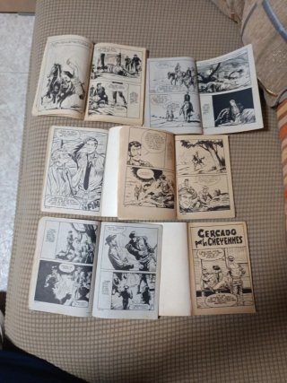 LOTE 6 COMICS MENDOZA COLT EDICIONES ROLLAN