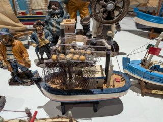 Colección de maquetas barcos y de marineros
