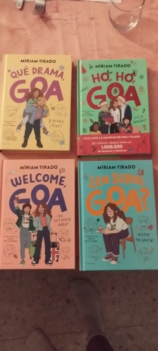 Pack 4 libros Goa