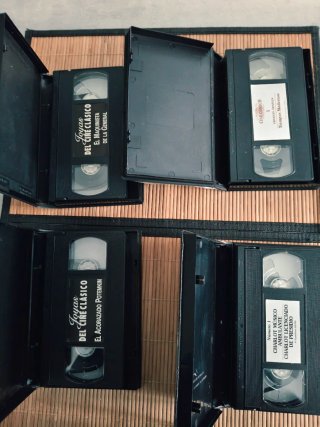 Lote 4 películas VHS Cine mudo