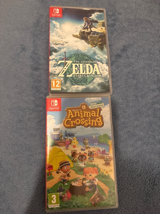 Nintendo Switch: Zelda Tears of the Kingdom y Anim