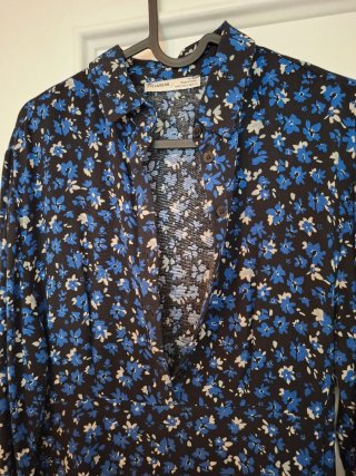 Vestido corto estampado Pull&Bear Talla S
