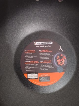 Le Creuset Wok Maniglia Antiaderente 30cm Nuova