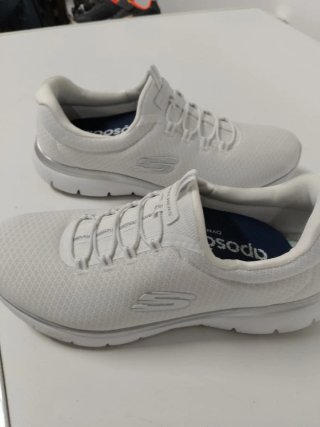 Zapatos Skechers Blancos Mujer