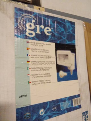 Skimmer Gre Piscina Elevada + Válvula Retorno