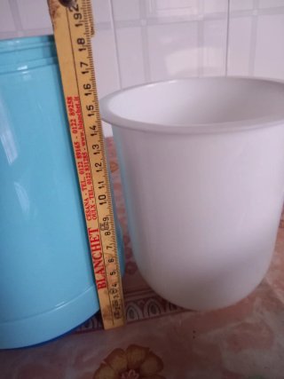 Termos per pranzo blu e azzurro