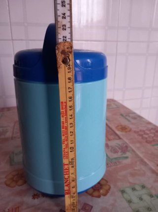 Termos per pranzo blu e azzurro