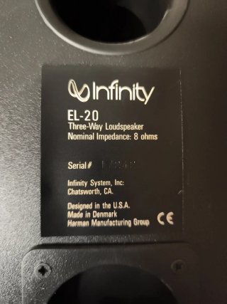 Altavoces Infinity Negros