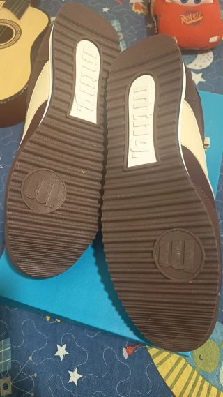 Zapatillas Mustang Marrón y Beige Talla X