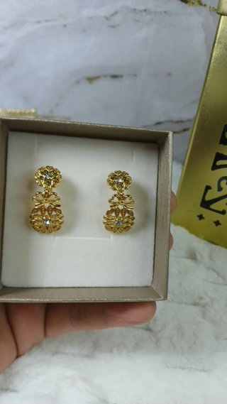 Pendientes Vintage Chapado Oro 18k