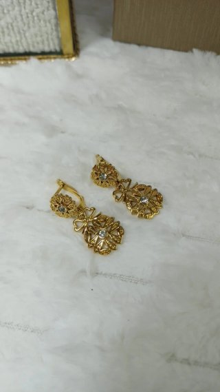 Pendientes Vintage Chapado Oro 18k