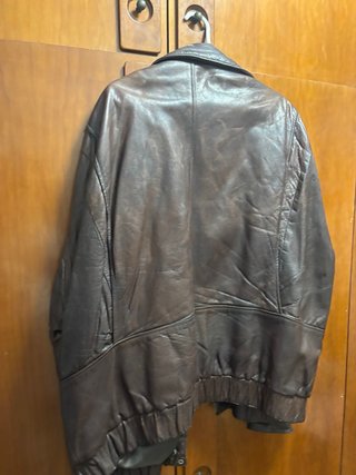 2 Chaquetas de Piel Hombre Talla 60 Marrón