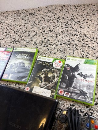 Xbox 360 with 16 games and 2 controllers