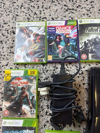 Xbox 360 with 16 games and 2 controllers