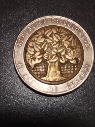 Moneda Colombia El Árbol de Guacari