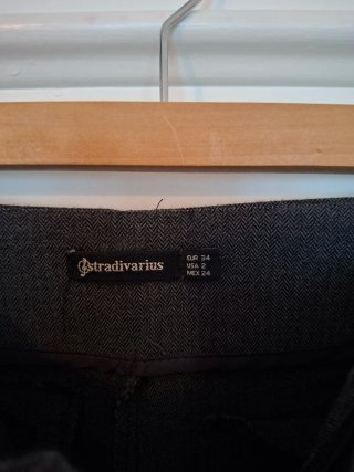 Pantalón de traje gris