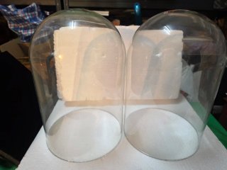 Conjunto 2 Hurnas Cristal Transparentes