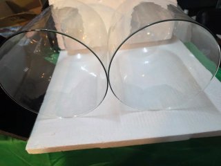 Conjunto 2 Hurnas Cristal Transparentes