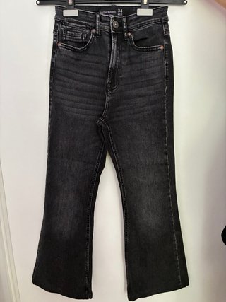 Pantalones Stradivarius Negros/Grises