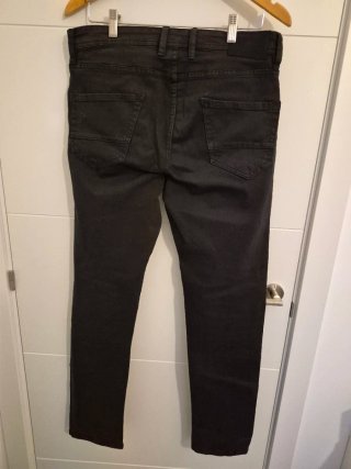 Pantalón vaquero hombre Springfield negro Talla M