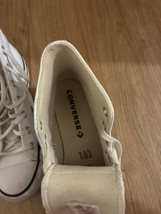 Botas Converse Piel Plataforma Blancas