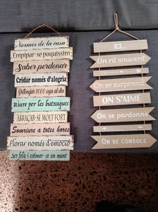 2 Cuadros Decorativos de Madera