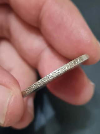 Moneda de Plata L.500 Italia