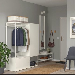 Armario modular Ikea Platsa Blanco. 2 módulos
