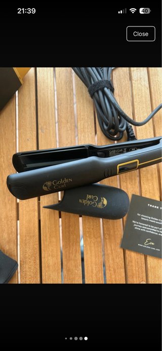 Piastra iRossi2 Salon Pro Styler Golden Curl