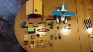 Playmobil Casa con molo e idrovolante