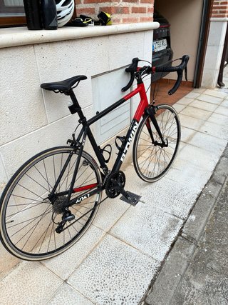 Bicicleta Carretera Btwin Talla L Roja/Negra