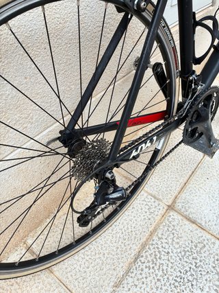 Bicicleta Carretera Btwin Talla L Roja/Negra