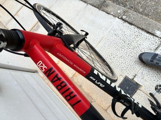 Bicicleta Carretera Btwin Talla L Roja/Negra