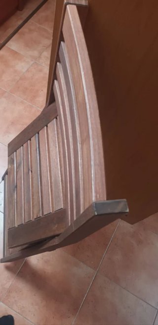 Mesa y 4 Sillas Jardín Ikea Madera