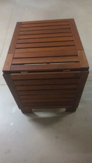 Mesa y 4 Sillas Jardín Ikea Madera