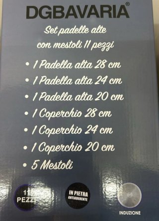 Set Padelle DGBAVARIA Marrone