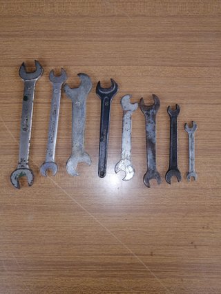 Set 8 Chiavi Inglesi Doppie Vintage