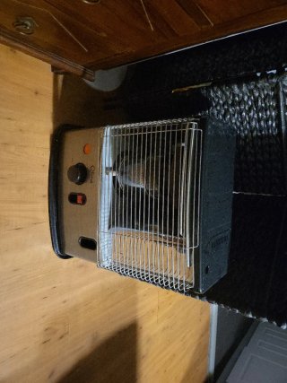 Estufa de parafina metal